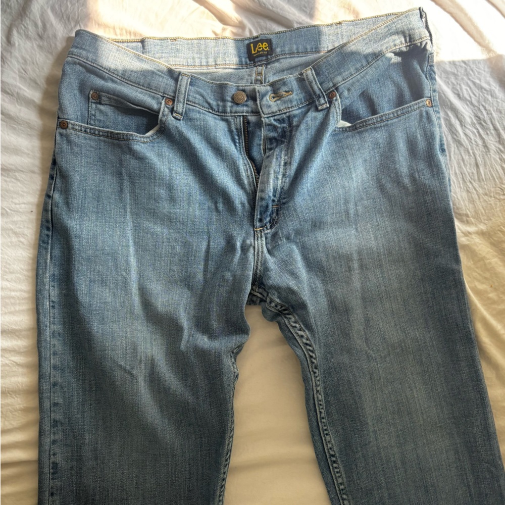 lee jeans light blue